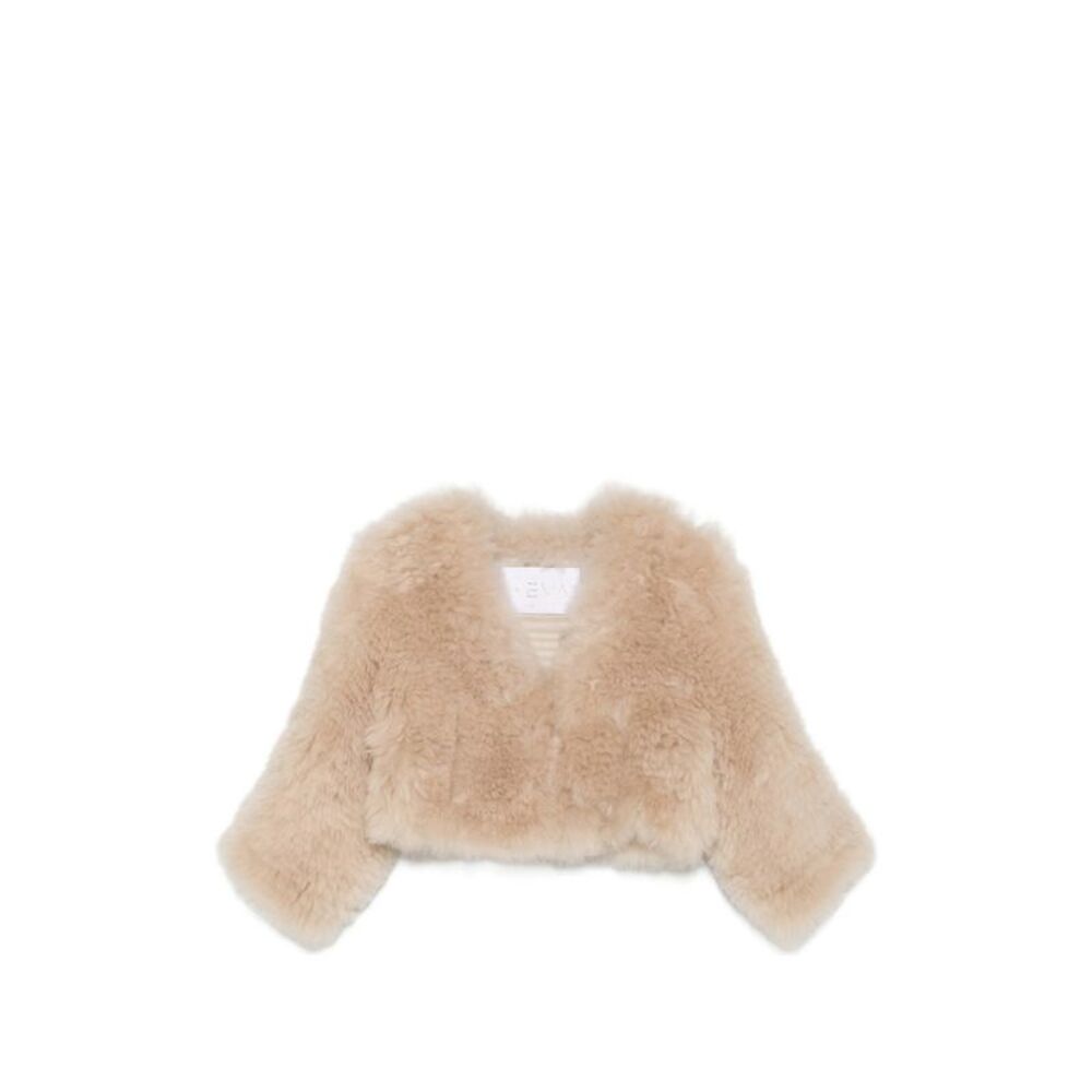 Heva Neutrals Jackets - Faux Fur & Shearling Jackets Women